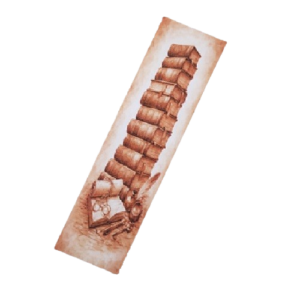 Laminerat vintage bokmärke