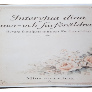 Jag gör din släktforskning till spiralbunden bok - Mina anors bok