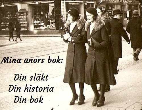 Släktforskning, Dina kort, Dina dokument, Din text - Mina anors bok
